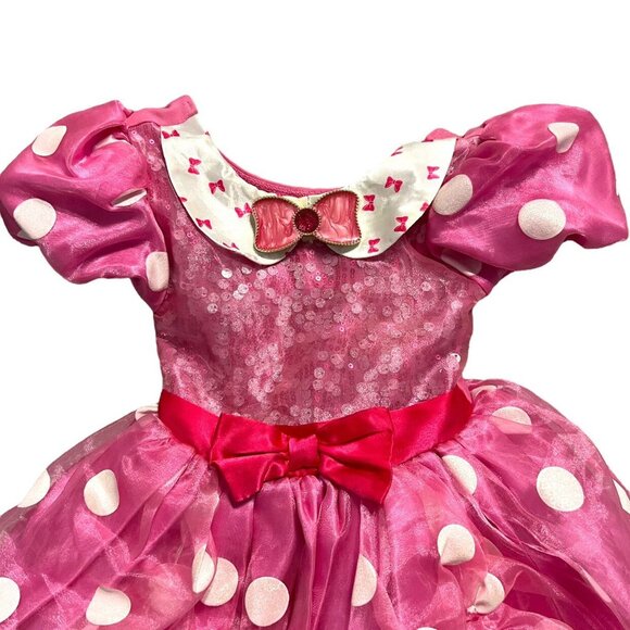 Disney Sz 2 Pink Minnie Mouse Costume Dress - Picture 3 of 6
